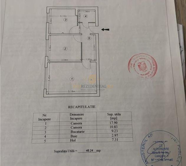 Apartament 2 camere decomandat de vanzare, Sos Berceni, Str Moldovita