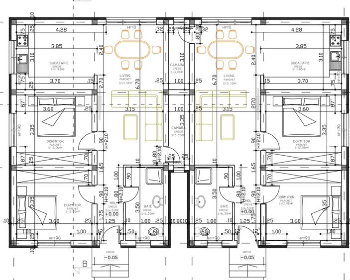 Pozitie Excelenta, Finalizata, Duplex Despartit