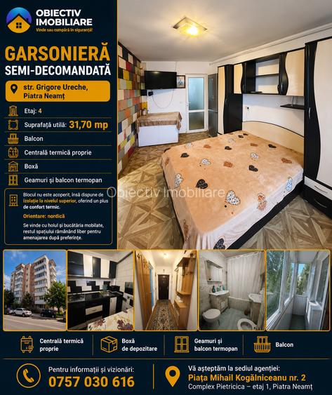 Garsoniera de vanzare - zona Darmanesti - 9