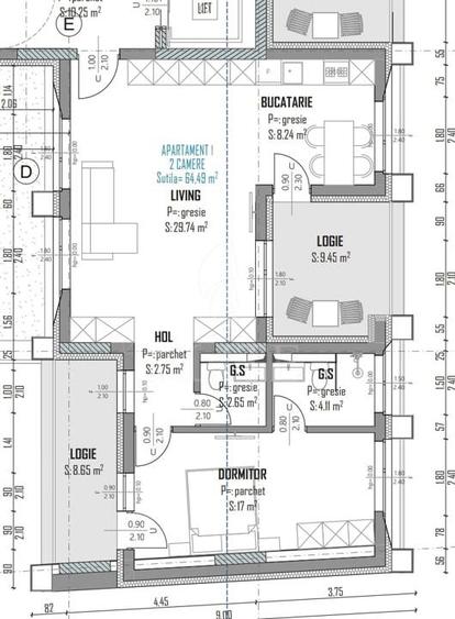 Apartament 2 camere în zona  MARASTI