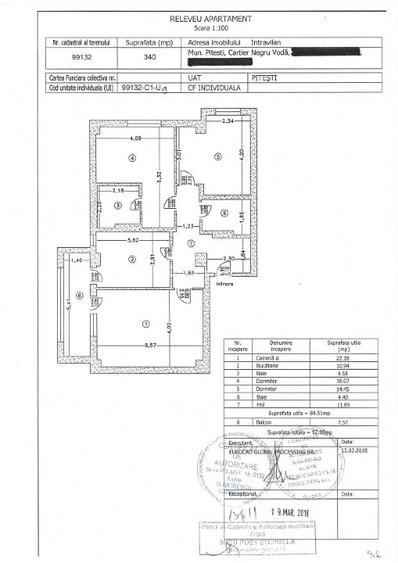 Apartament 3 camere, 84.51 mp utili, decomandat, 2 bai, in spatele H. Ramada - 10