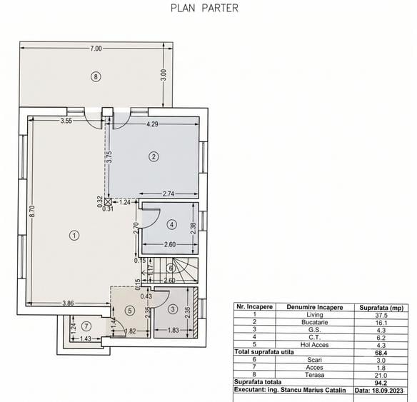 Casa 4 camere 140mp | 0 comision | Tunari | Pompa Caldura | Panouri