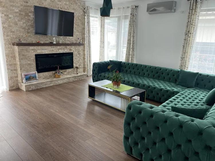 Casa la sol de inchiriat | Corbeanca | Lux | Complet mobilata | Curte cu gazon