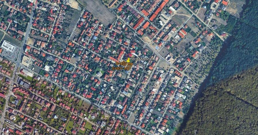 Teren intravilan 1.863 mp, Dumbrăvița – 2 fronturi stradale, lângă pădure