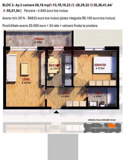 Apartamente noi in Fundeni- Dobroesti