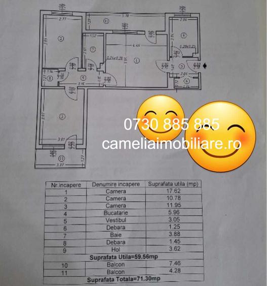 3 camere, pet friendly, 71mp, intre metrou Lujerului si Gorjului, Bd Iuliu Maniu