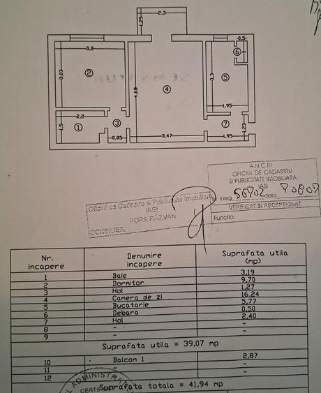 Apartament cu 2 camere, etajul 2/4, zona Metalurgie