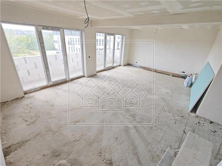 Ap de vanzare in Sibiu - 2 camere si 2 balcoane zona Turnisor
