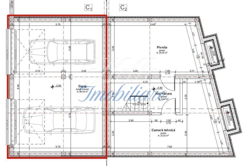 Casa cuplata cu panorama 156 mp utili, 2 garaje zona Dambul Rotund - 3