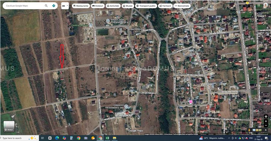 Teren Sat Costi cu utilitati 1088 mp