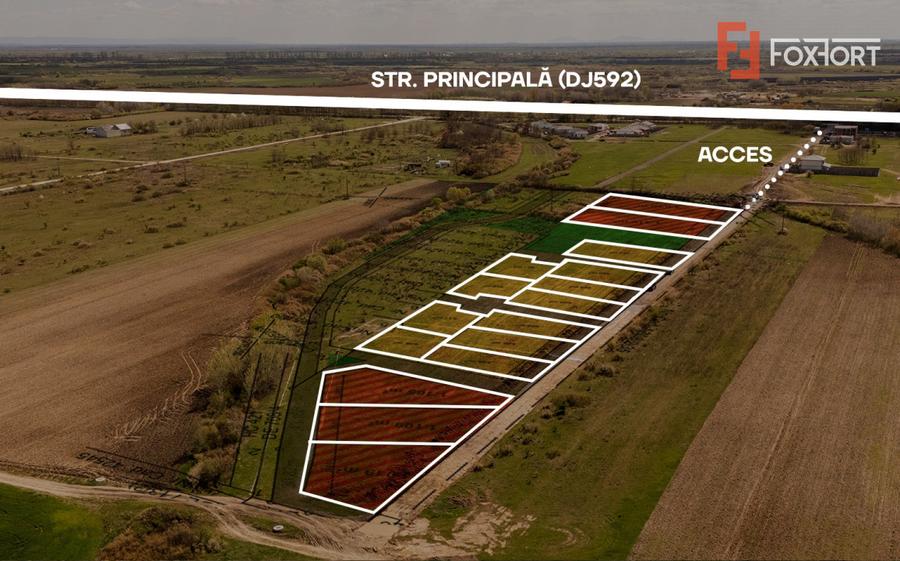 Comision 0% Parcele de vanzare cu toate utilitatile - Mosnita Noua