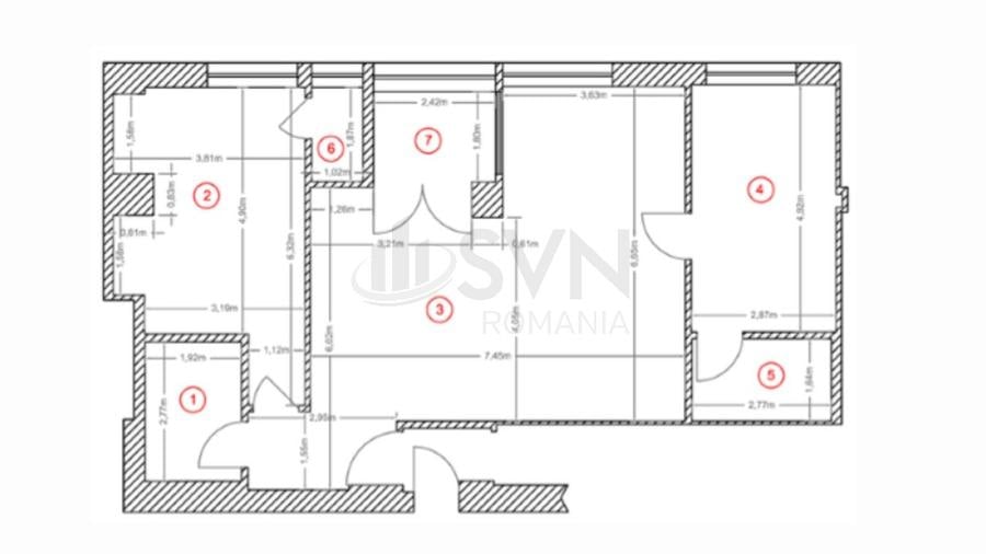 REA1025565 Apartament spatios 3 camere I Zona Herastrau