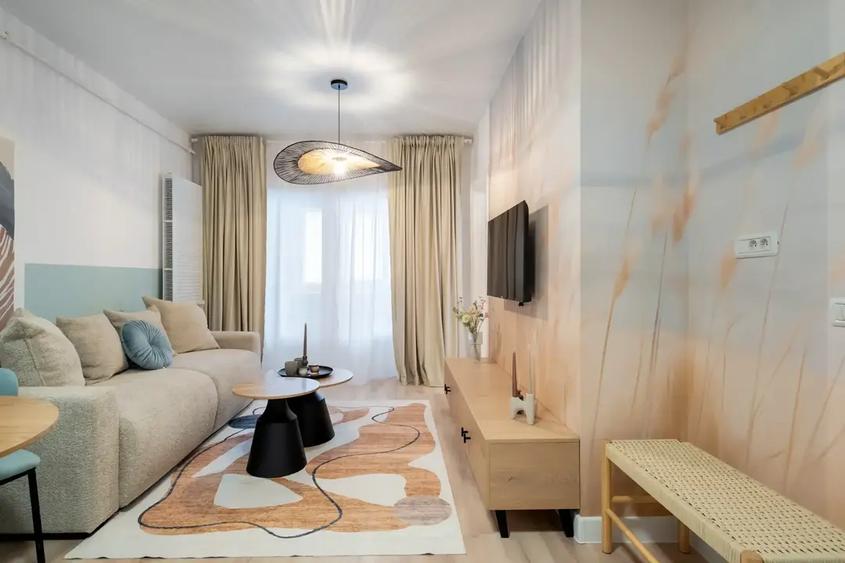 Apartament 2 Camere Tip Studio | Design Luminos| Militari Residence