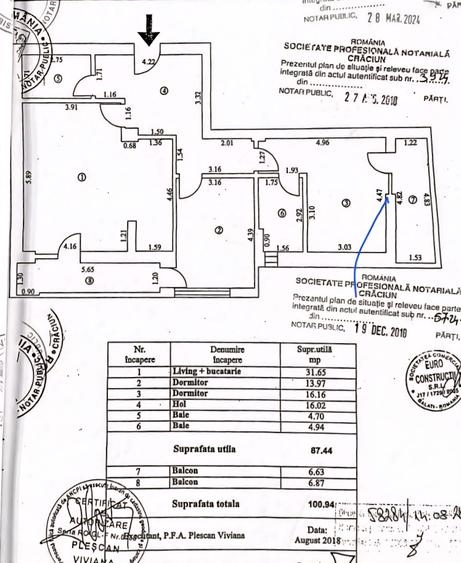 Apartament 3 camere | Bloc Libertatii | 101 mp | 2 parcari subterane