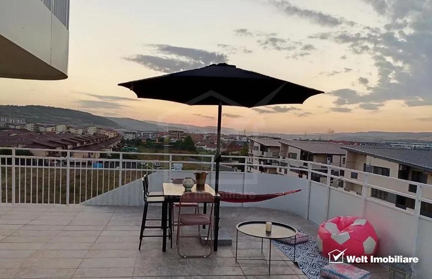 Penthouse exclusivist cu terasă de 80 mp în Florești