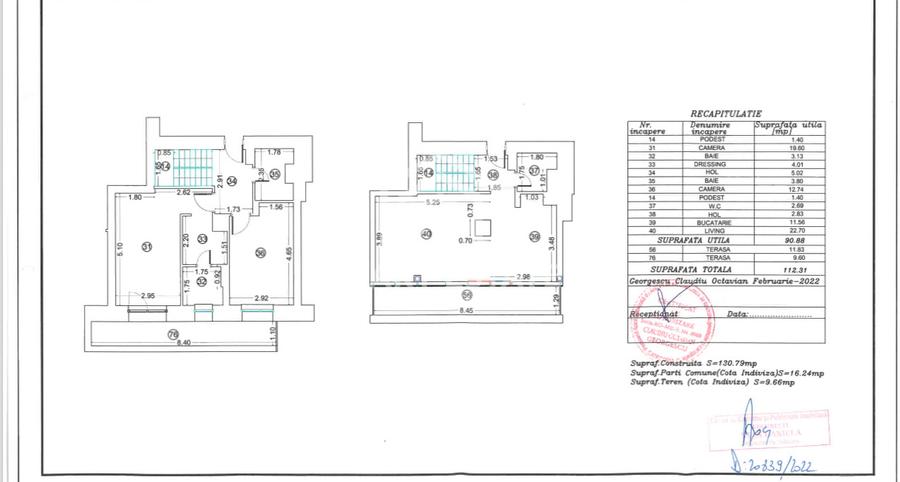 Duplex 3 camere - Vedere panoramica - Etaj 19-20 - Comision 0%