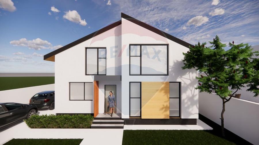 Vilă plan stradal cu 6 camere de vânzare  Balotesti