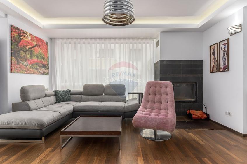 4 camere| semineu| piscina interioara | sauna | sala de sport| parcare - 4