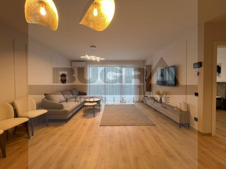 Apartament de 2 camere, 52mp, ultrafinisat, parcare, The Office