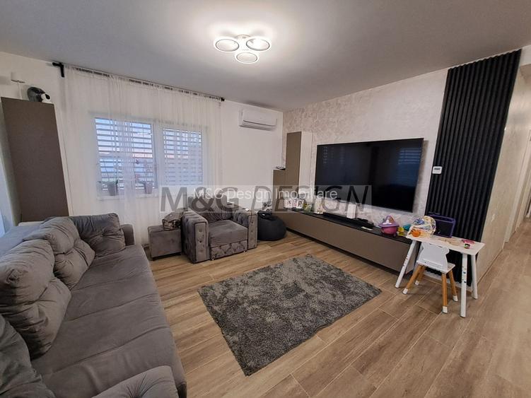 3 camere  bloc nou, 80 mp utili , balcon de 20 m - 36