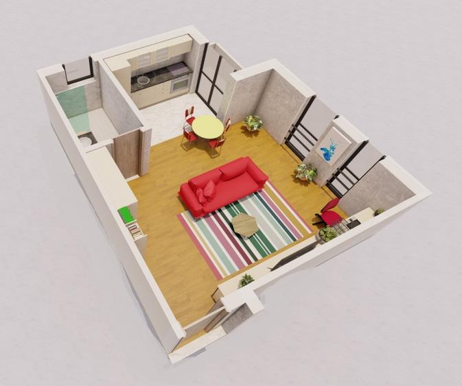 IMI Residence - Comision 0 - Apartament cu o camera, 38 mp - loc parcare inclus