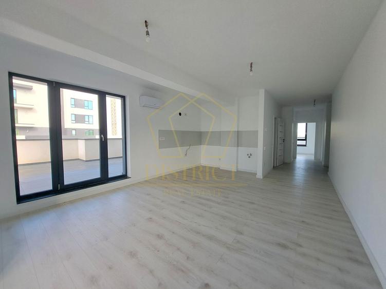 COM 0% Apartament finalizat cu 2 camere, terasa 91 mp | Torontalului