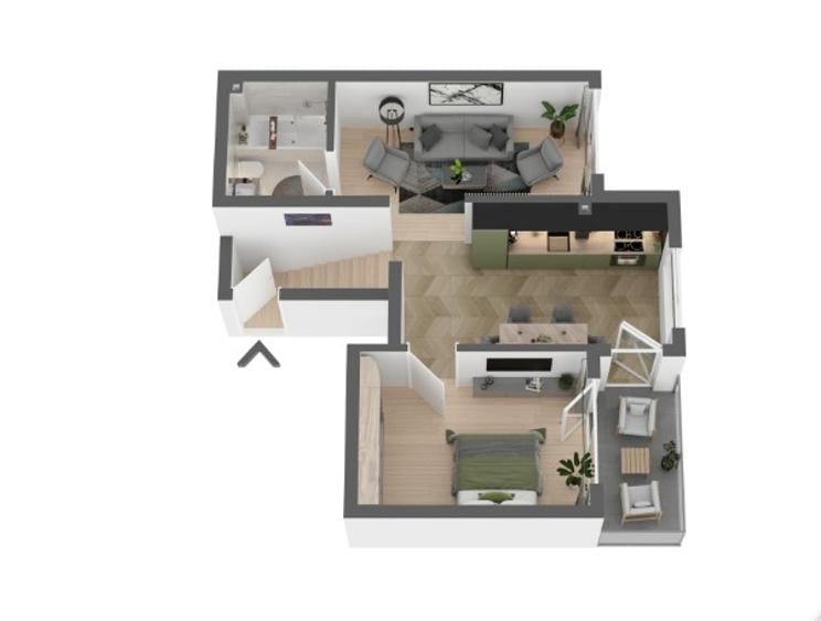 Apartament 2 camere, TVA inclus