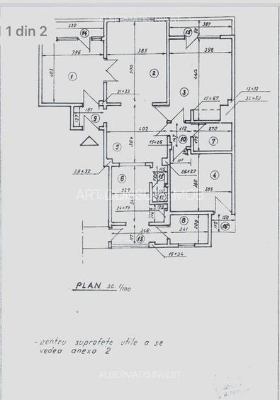 Apartament interbelic de 5 camere| 115 mp | Ideal Pentru Locuire sau Investiție| - 14