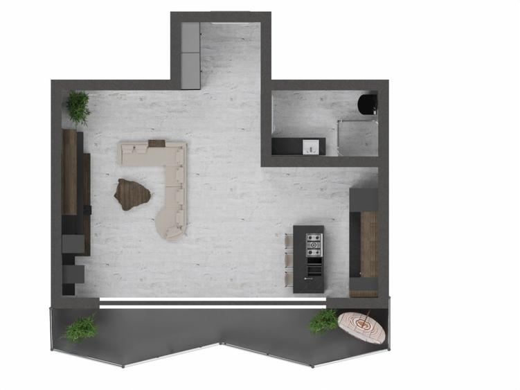 Apartament O.B.A TOWER- Studio