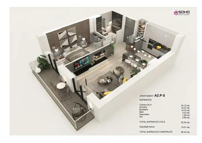 Apartament 2 camere