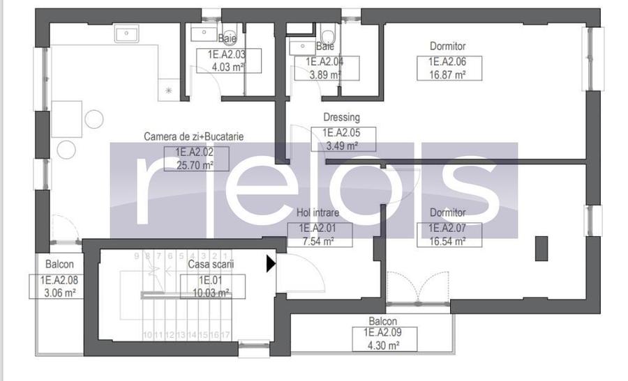 VANZARE 3 CAMERE  | ETAJ 1 | ZONA PALLADY