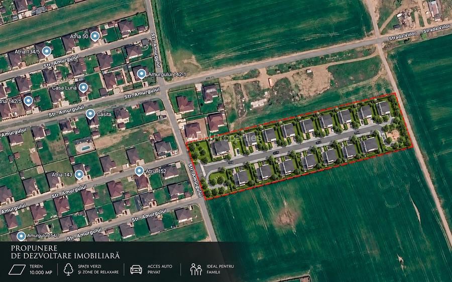 TEREN INTRAVILAN 10.000 MP | BALOTEȘTI | DESCHIDERE 40 ML | - 2