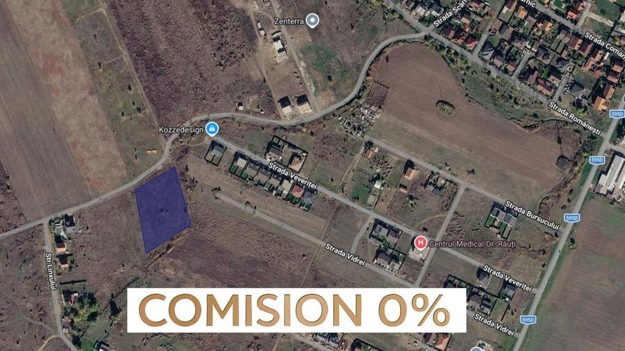 COMISION 0| Teren intravilan| 670 mp| Autorizație Bloc| Mosnita Noua