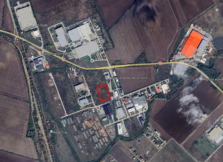 COMISION 0% Teren Industrial de vanzare in zona Torontalului PITT