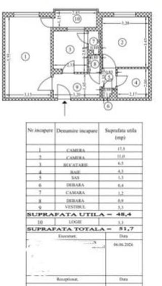 Berceni-Soseaua Berceni-Apartament de 2 camere-decomandat