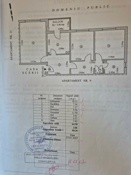Vanzare apartament 3 camere Dorobanti 2, Buzau