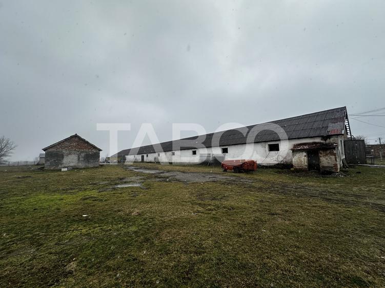 Teren de vanzare 8380 mp cu anexa de 1538 mp judet Sibiu Mohu