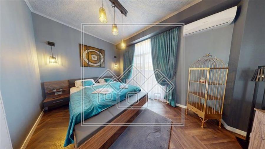 Penthouse de vanzare, terasa de 120 mp, mobilat si utilat confort lux