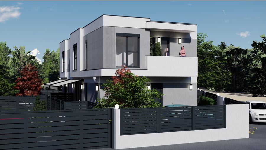Vila premium cu 4 camere, curte mare 180 mp, intrare privată, Chitila, Clasa A