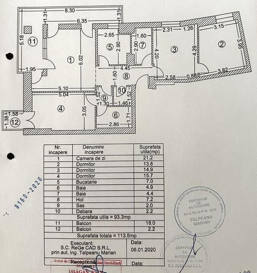 Apartament 4 camere de inchiriat Unirii Union Plaza, 113 mp, bloc 2020, parcare