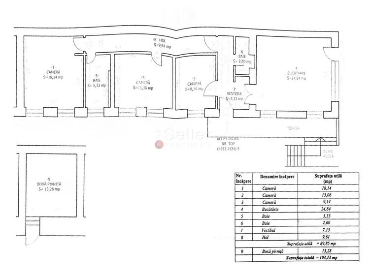 Amplasament Central Suprafata Generoasa