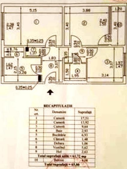 Ozana-Biserica de lemn-3 camere, 1/4, decomandat, 110.000euro - 11