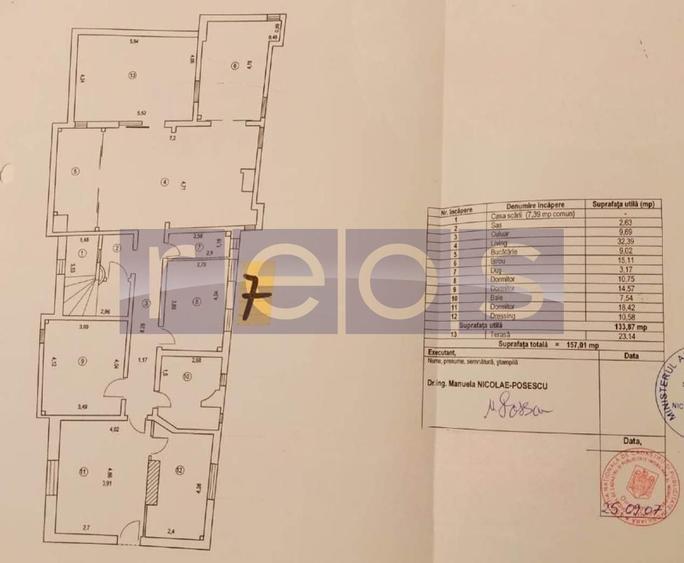 VANZARE APARTAMENT IN VILA | PARC KISELEFF | 134MP | NOU RENOVAT | - 1