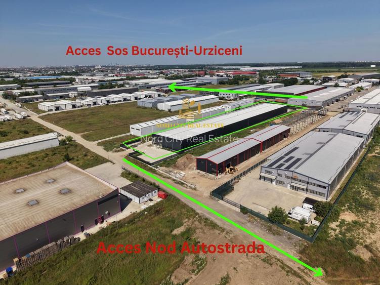 Hală Industrială P+1E | 8.000 mp teren | Acces A0 | DN2 | Afumați - 15