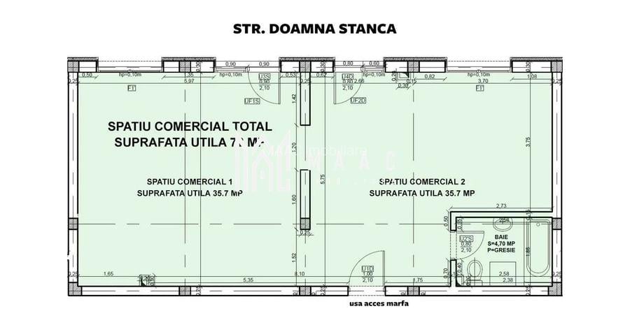 Spatiu Comercial I Parcare I 4 Vitrine I Doamna Stanca - 1