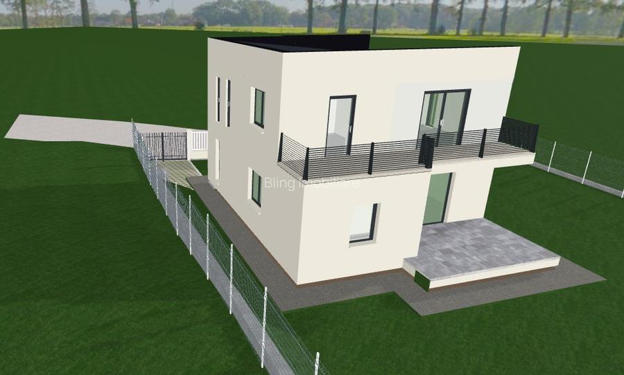Casa individuala cu 4 camere , 120mp, 700mp teren, zona Mera - 2