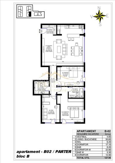 Apartament 4 camere / 127.95mp / Pipera - 1