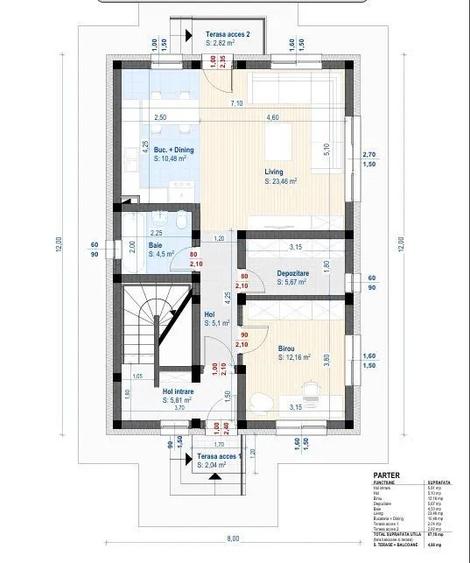 Teren autorizat casa individuala Floresti Il Milanese
