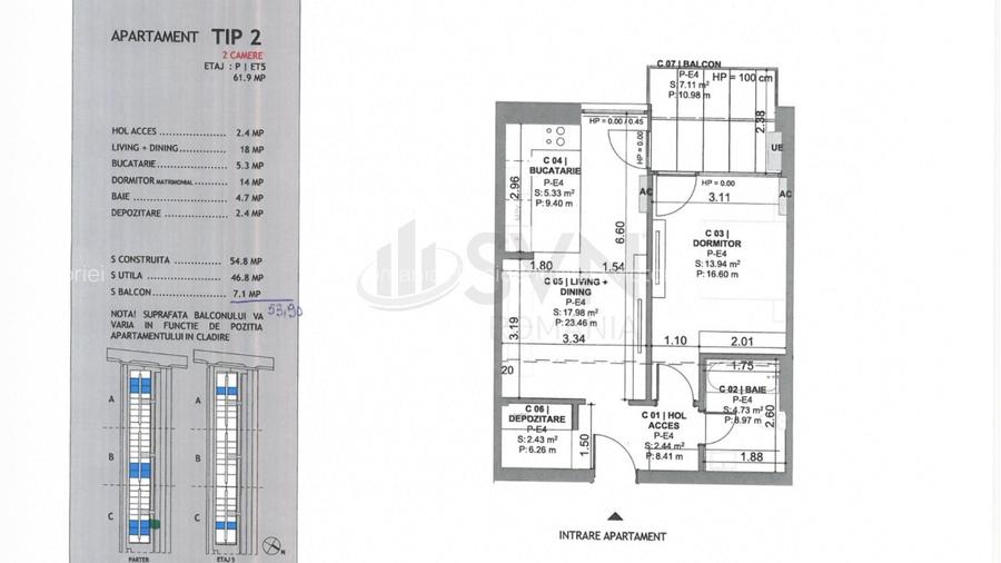 REA1028775 Apartament 2 camere New City Residence Dobroesti - 9