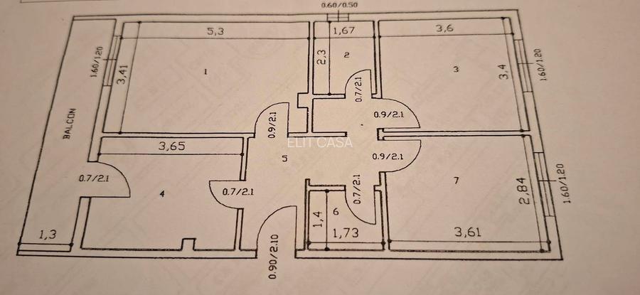 Apartament cu 3 camere, DECOMANDAT, zona NICOLINA-BELVEDERE - 3